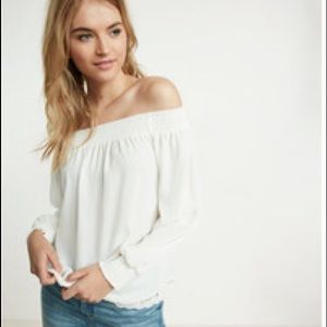 Off the shoulder shirt